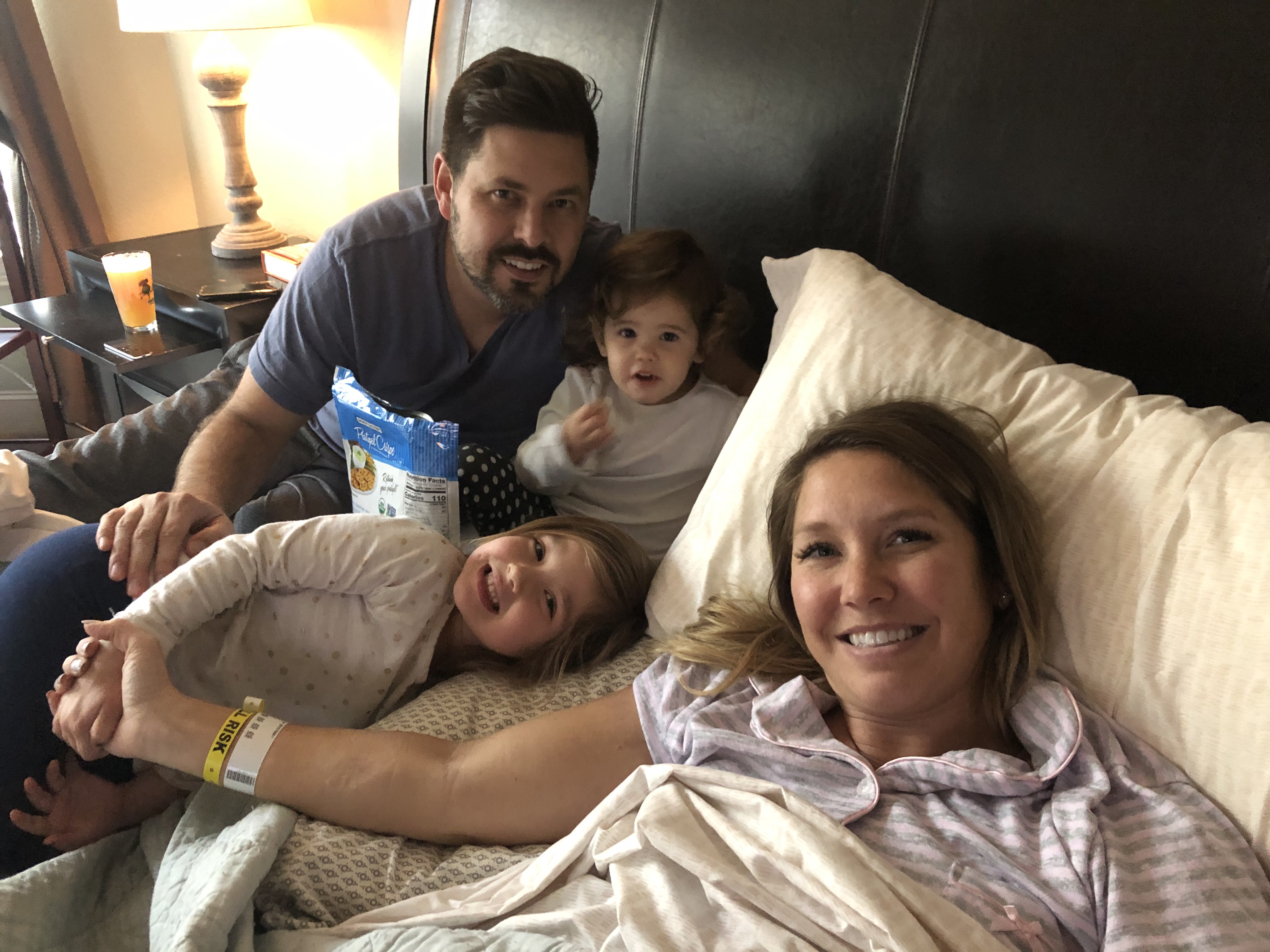 Lots of snuggles with the fam